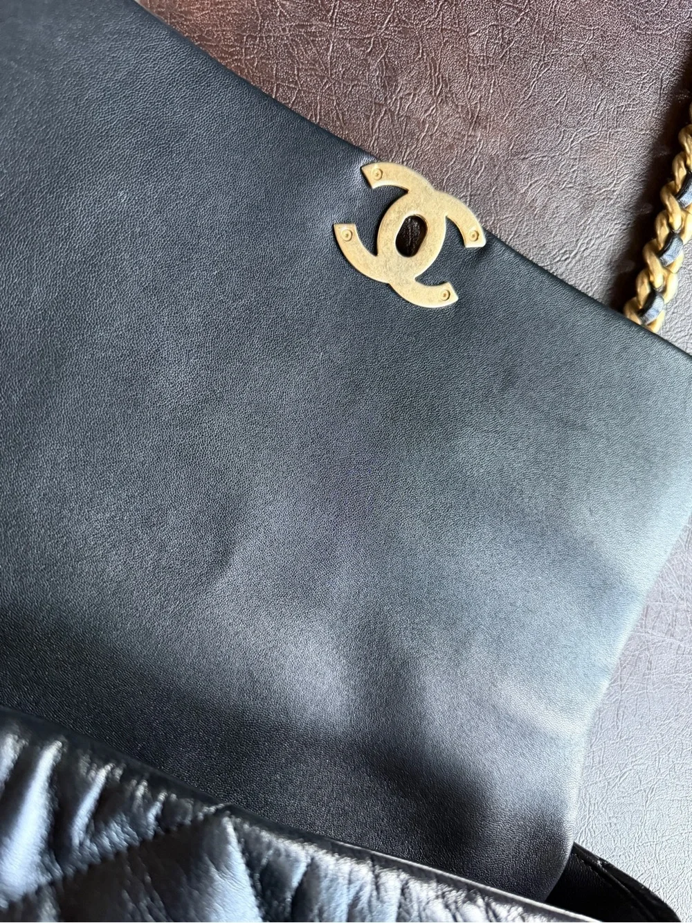 Chanel 19 Large Lambskin Flap Bag
